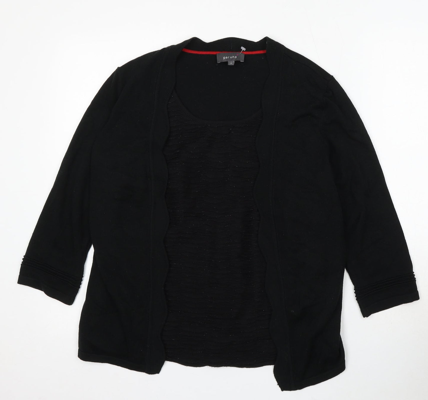 Womens UK Size 14 Marks and Spencer Black Pullover Jumper