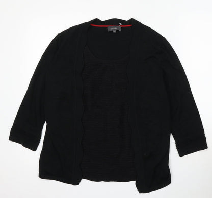 Womens UK Size 14 Marks and Spencer Black Pullover Jumper