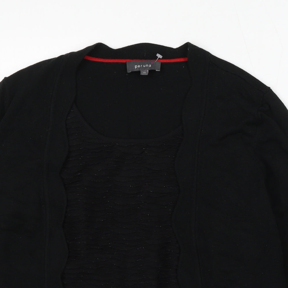 Womens UK Size 14 Marks and Spencer Black Pullover Jumper