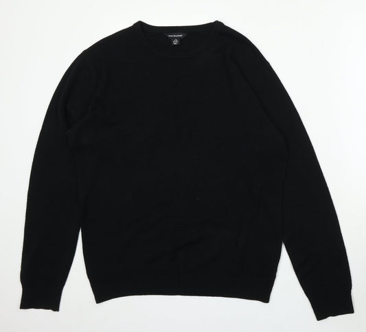 Womens UK Size XL Cedar Wood State Black Cardigan Jumper
