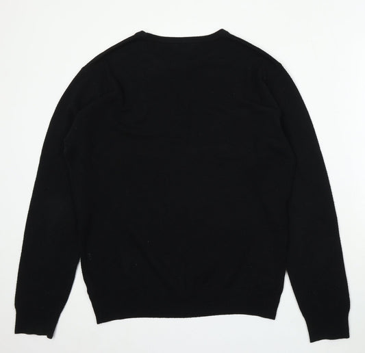 Womens UK Size XL Cedar Wood State Black Cardigan Jumper