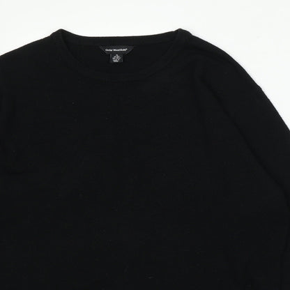 Womens UK Size XL Cedar Wood State Black Cardigan Jumper