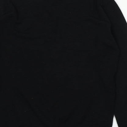 Womens UK Size XL Cedar Wood State Black Cardigan Jumper