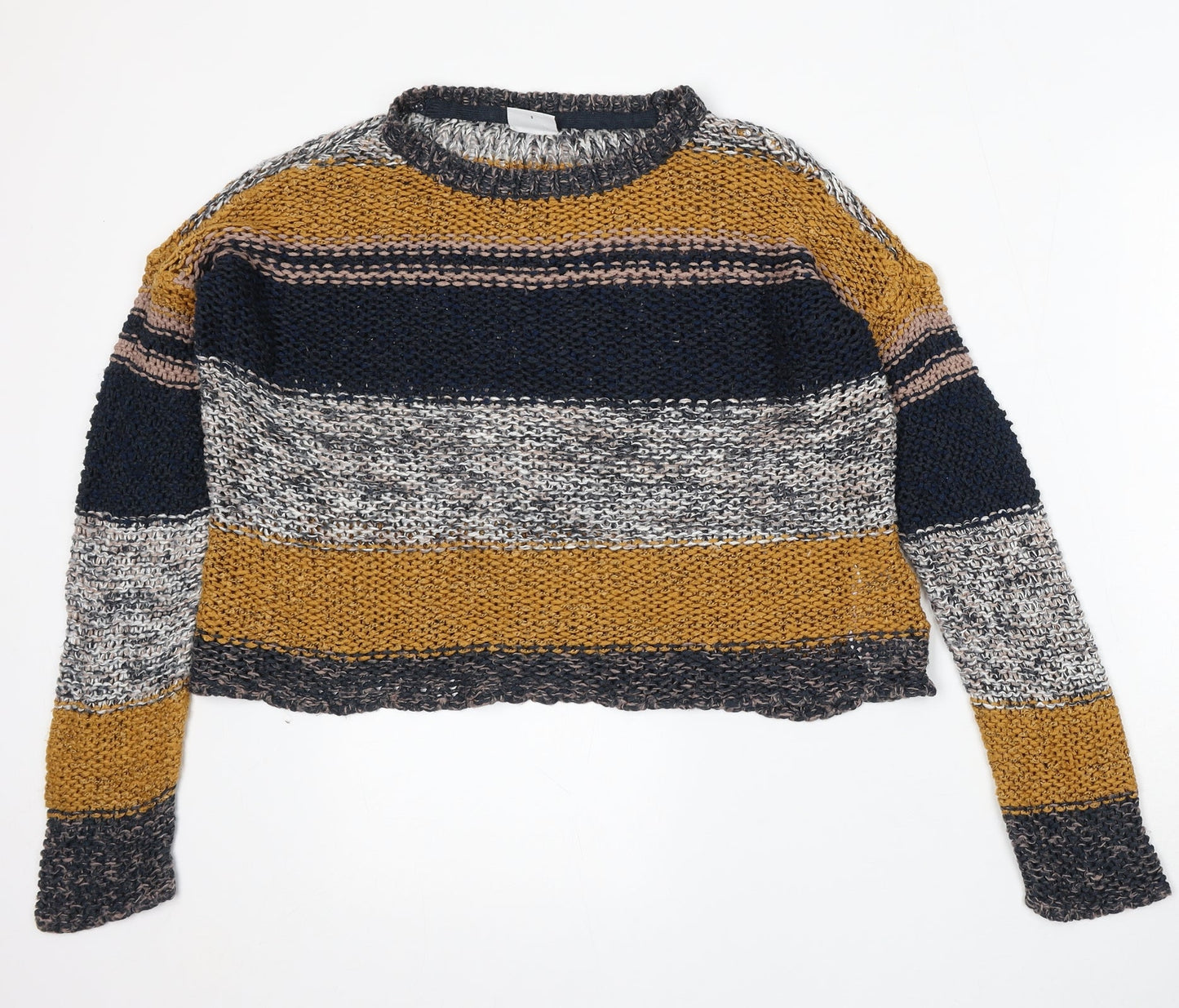 Womens UK Size S Noisy may Multicoloured Pullover Jumper
