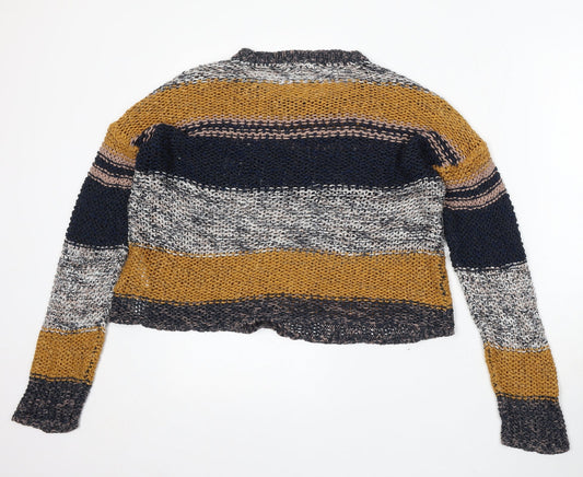Womens UK Size S Noisy may Multicoloured Pullover Jumper
