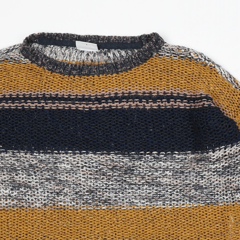 Womens UK Size S Noisy may Multicoloured Pullover Jumper