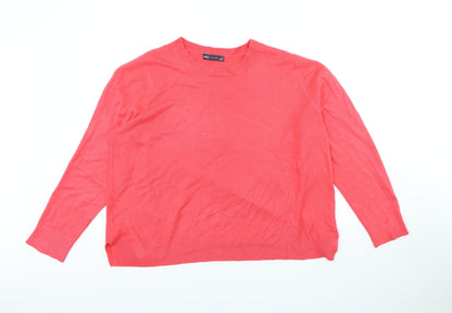 Womens UK Size 20 Marks and Spencer Pink Pullover Jumper