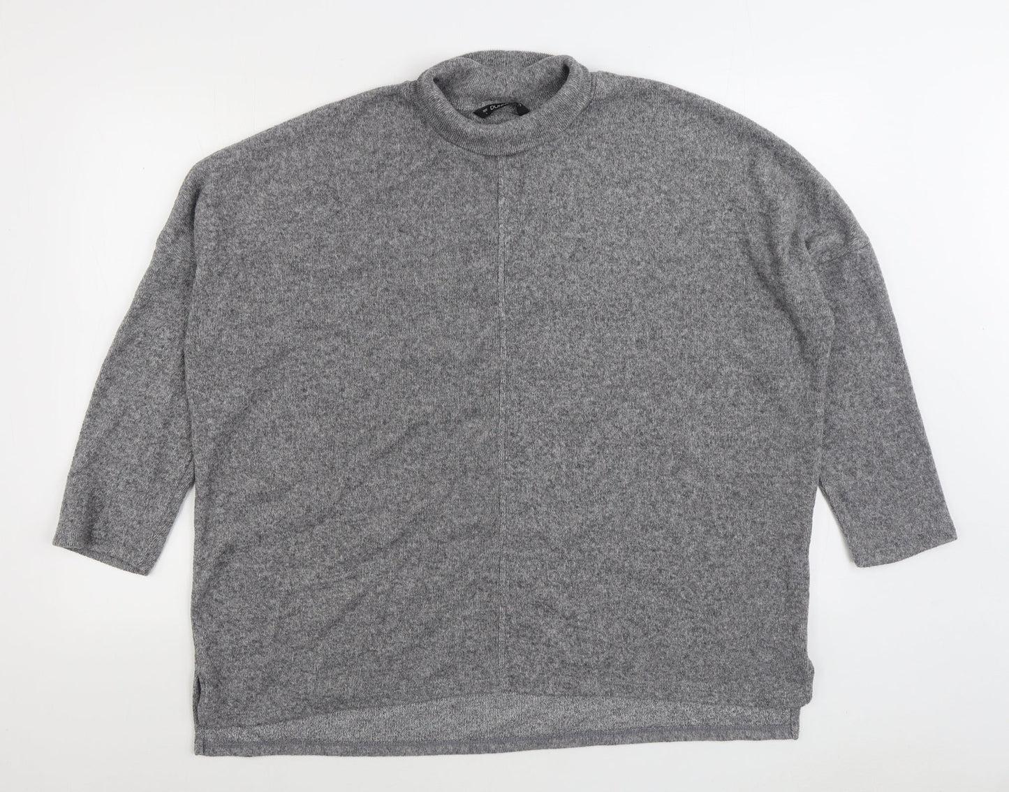 Womens UK Size L Dunnes Stores Grey Pullover Jumper