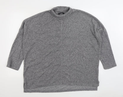 Womens UK Size L Dunnes Stores Grey Pullover Jumper