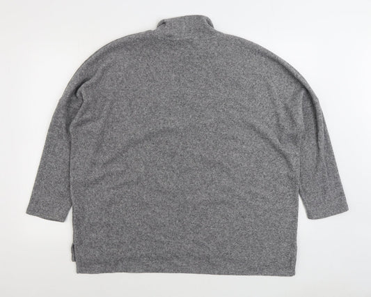 Womens UK Size L Dunnes Stores Grey Pullover Jumper