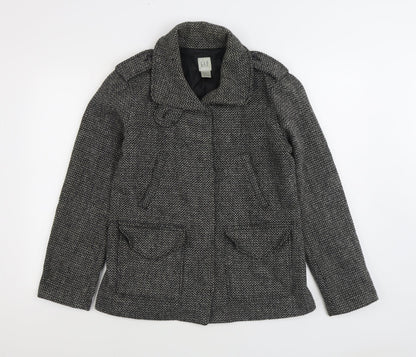 Womens UK Size 12 Gap Grey Overcoat