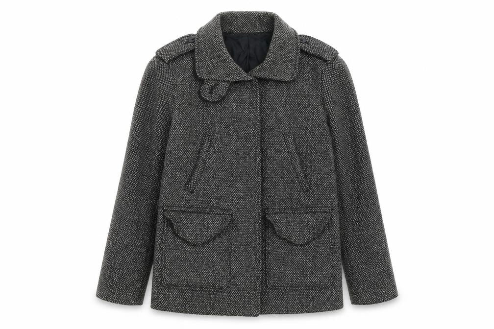 Womens UK Size 12 Gap Grey Overcoat