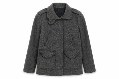 Womens UK Size 12 Gap Grey Overcoat