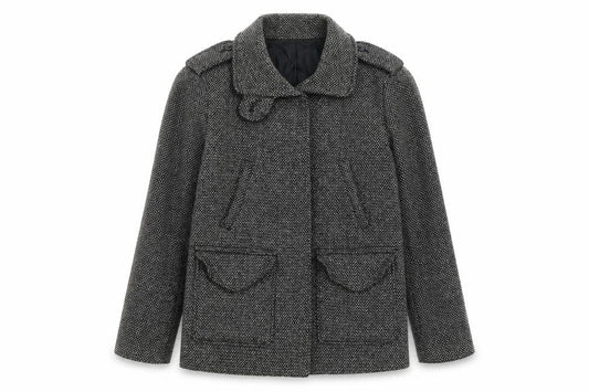 Womens UK Size 12 Gap Grey Overcoat