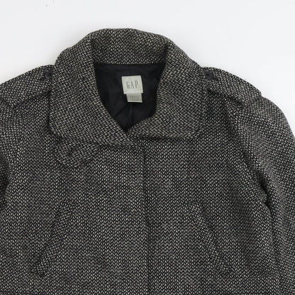 Womens UK Size 12 Gap Grey Overcoat