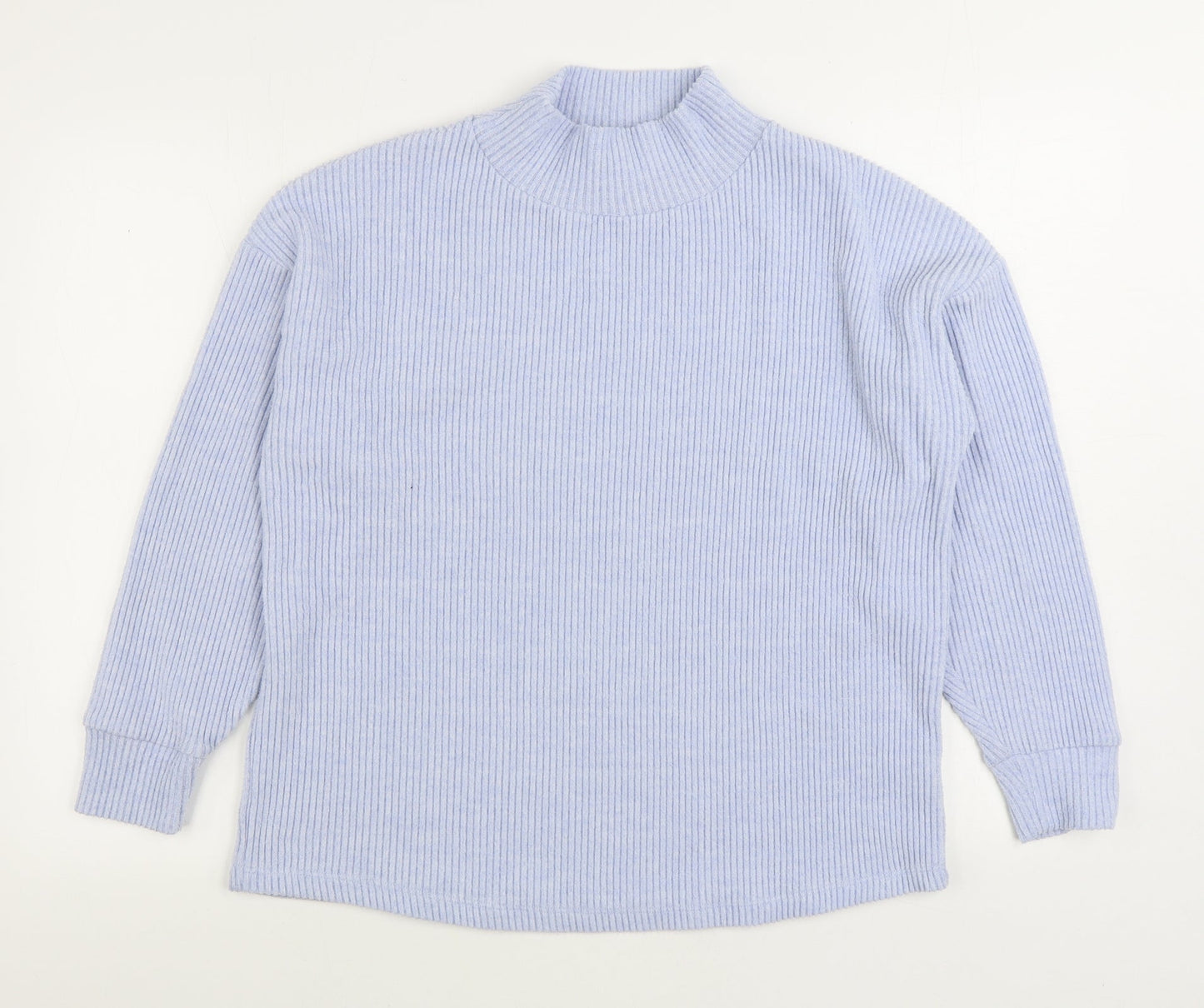 TU Womens Blue Polyester Pullover Sweatshirt Size 16 Pullover