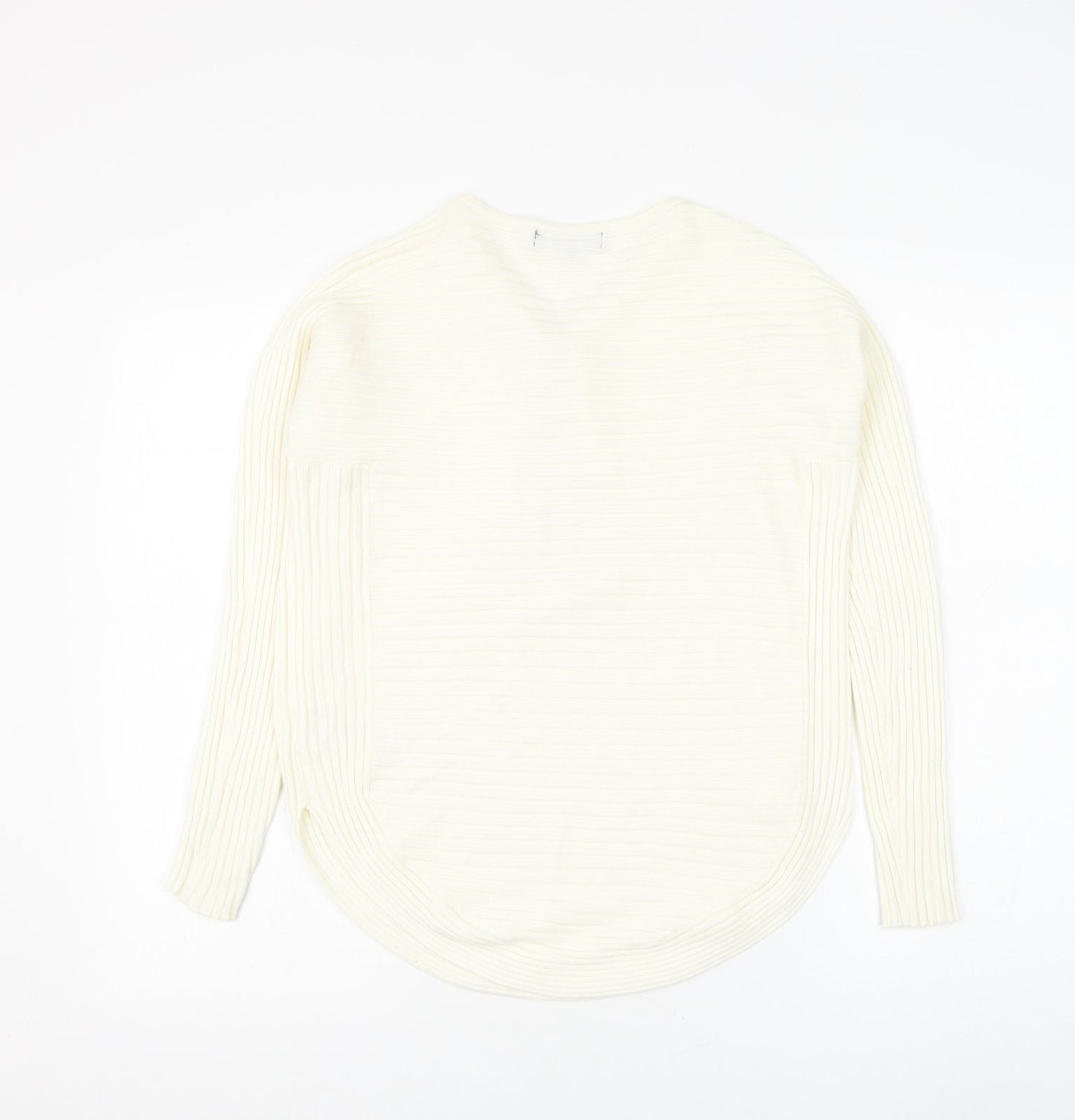Womens UK Size L Cameo Rose White Pullover Jumper