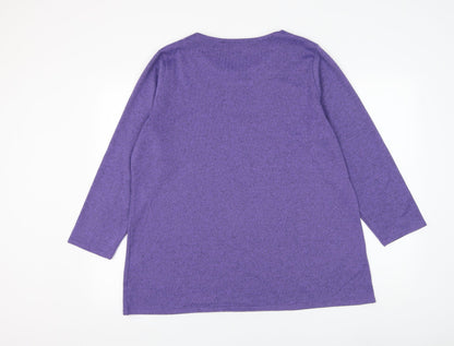 Womens UK Size L Alexara Orange Pullover Jumper