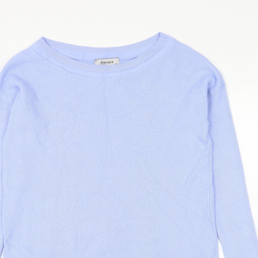 Womens UK Size M Alexara Blue Pullover Jumper