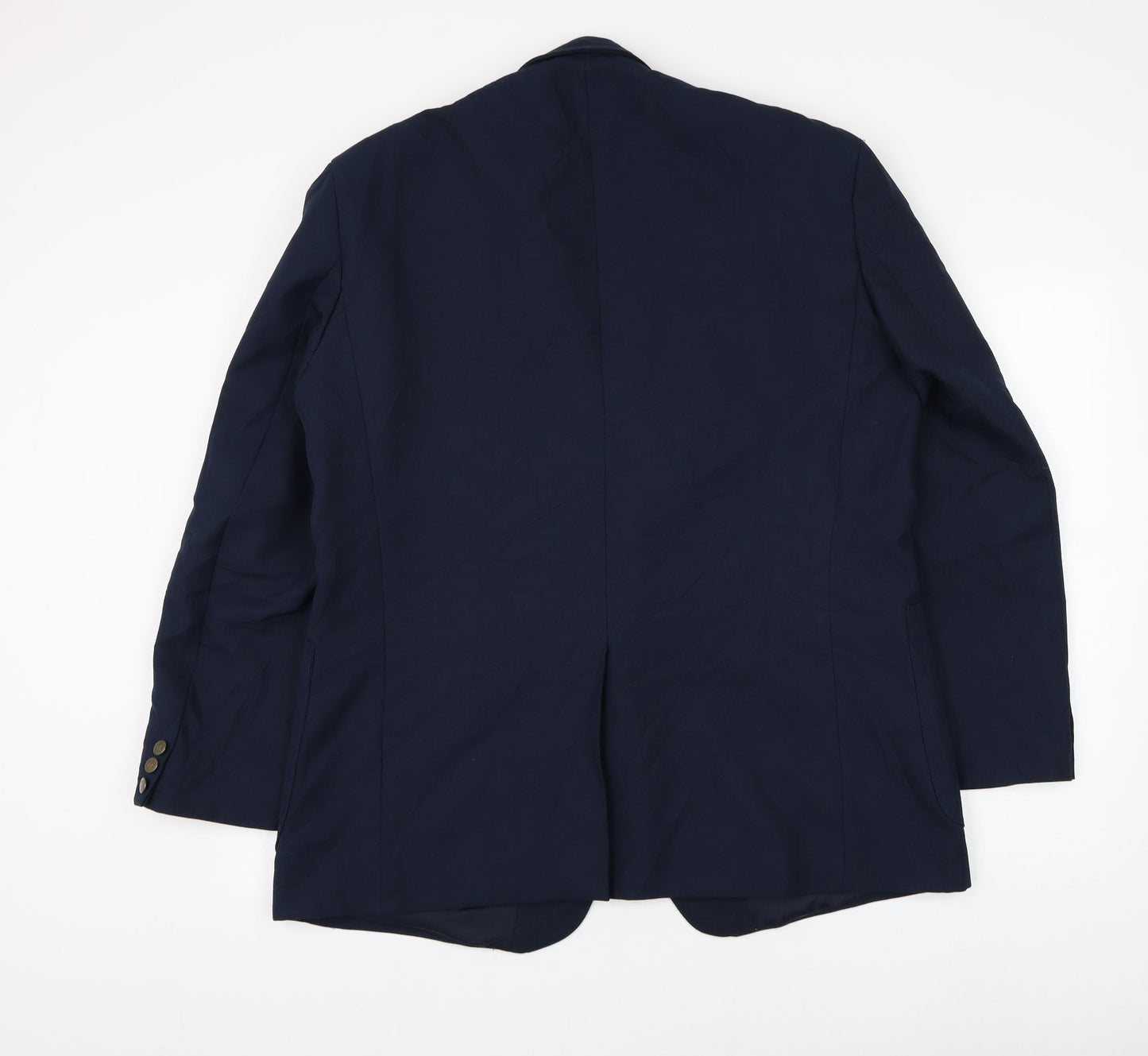 Mens UK Size 44 Classic Regular Blue Suit Jacket