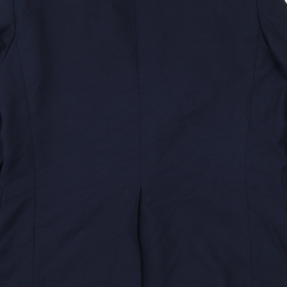 Mens UK Size 44 Classic Regular Blue Suit Jacket