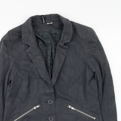 Womens UK Size 12 H&M Grey Jacket