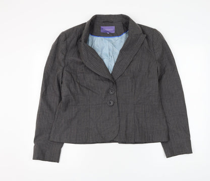 Autonomy Womens Grey Jacket Blazer Size 18 Button