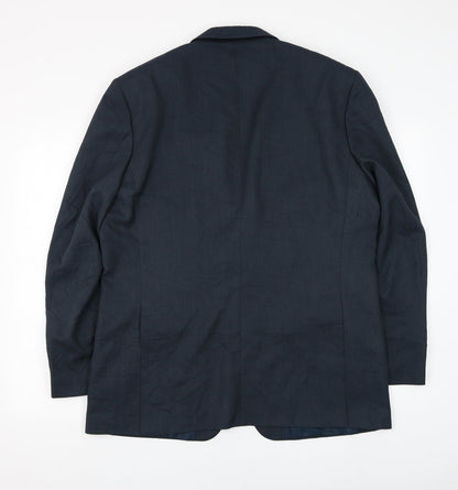 Mens UK Size 42 Greenwoods Regular Blue Suit Jacket