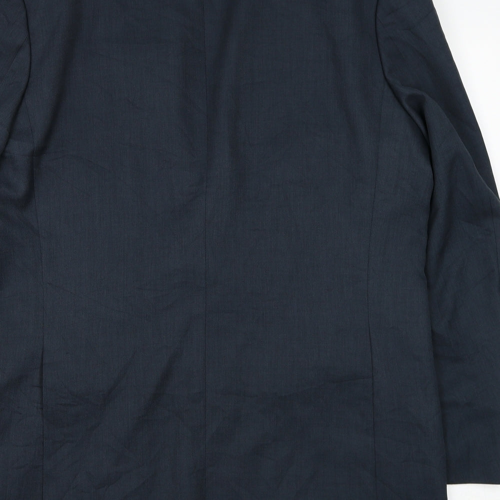Mens UK Size 42 Greenwoods Regular Blue Suit Jacket