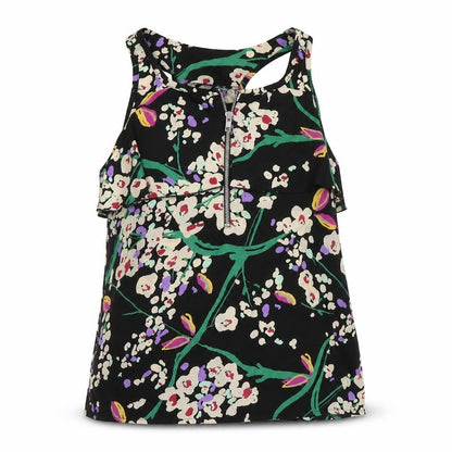 Womens UK Size S Influence Black Basic Tank