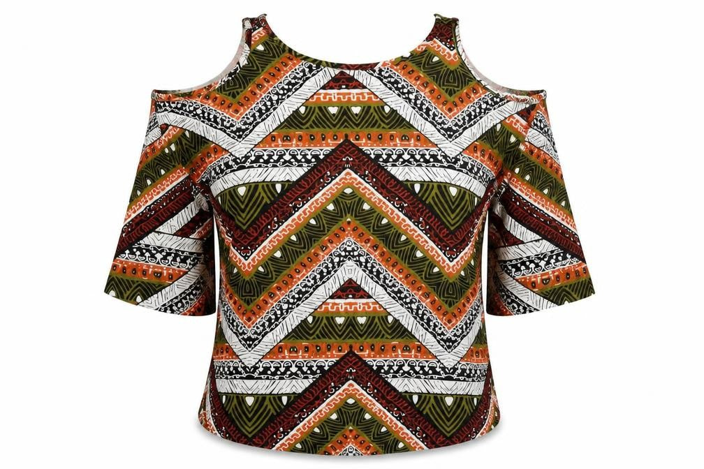 Womens UK Size 10 Boohoo Multicoloured Basic Blouse
