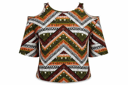 Womens UK Size 10 Boohoo Multicoloured Basic Blouse
