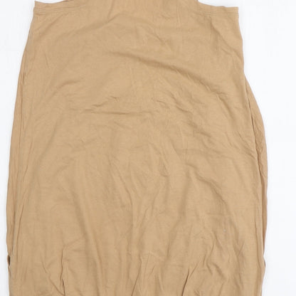 Womens UK Size 10 River Island Beige Basic Tank