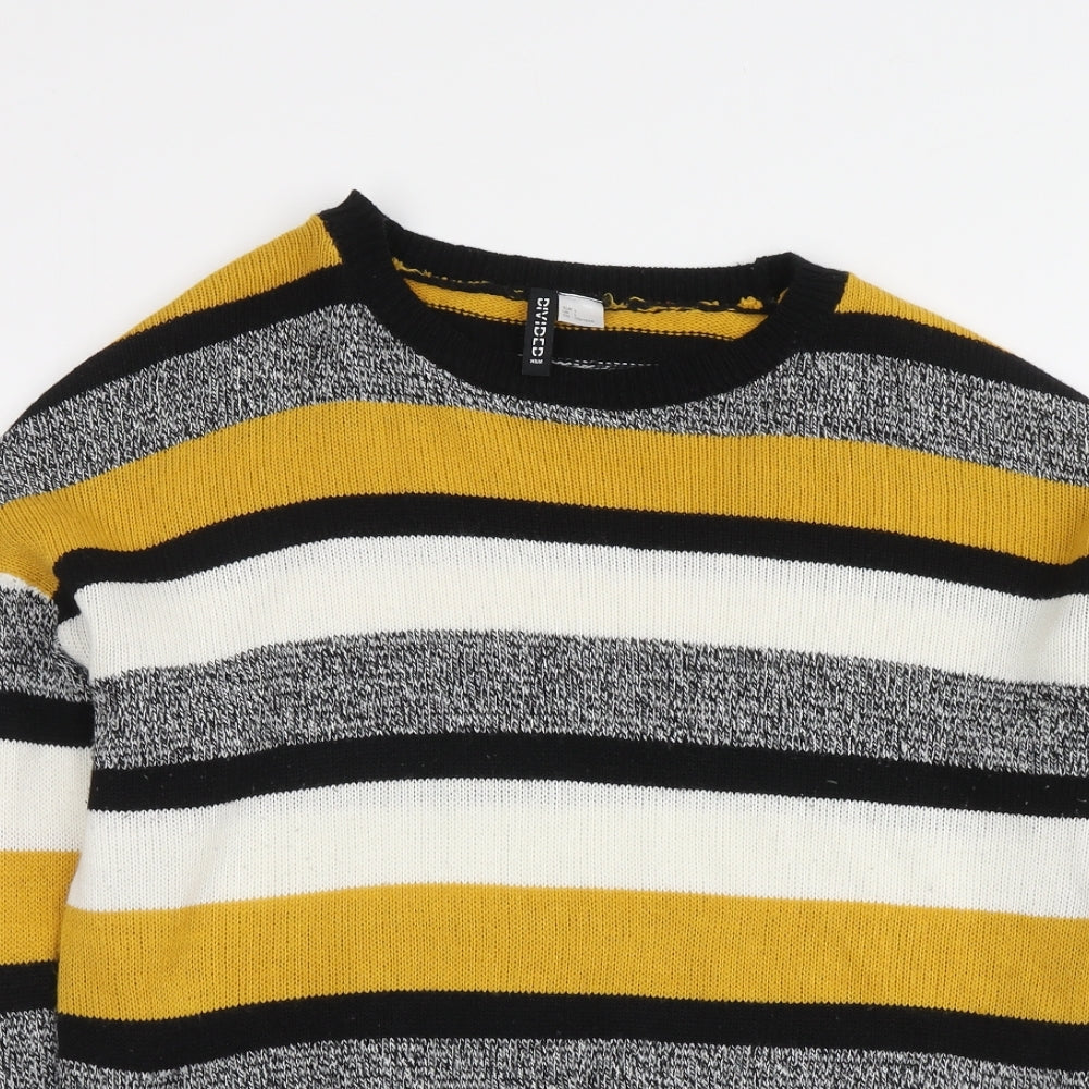 Womens UK Size L H&M Multicoloured Pullover Jumper