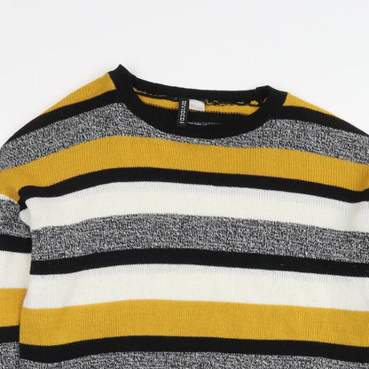 Womens UK Size L H&M Multicoloured Pullover Jumper