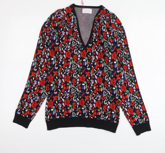 Womens UK Size XS Savida Multicoloured Pullover Jumper