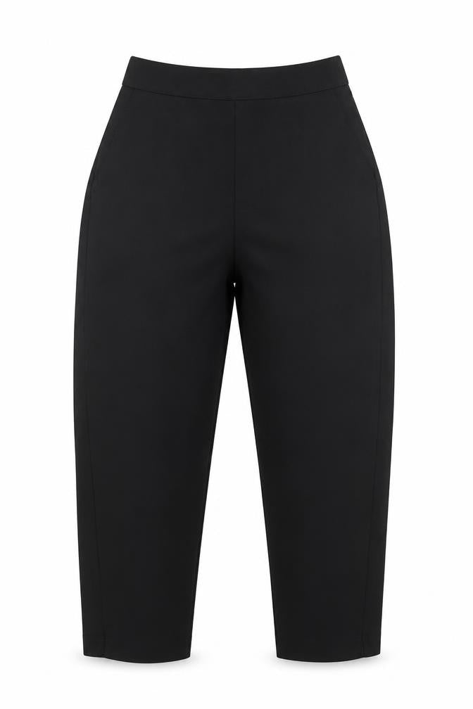 Womens UK Size 10 Preworn Regular Fit  Black Trousers