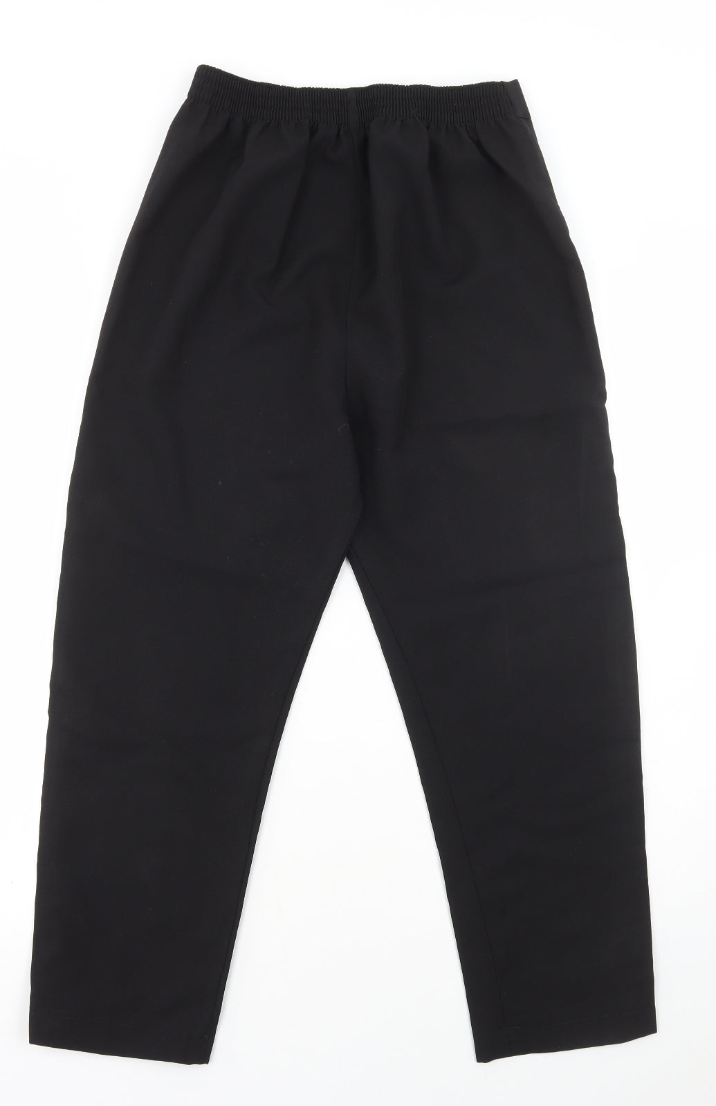 Womens UK Size 10 Preworn Regular Fit  Black Trousers