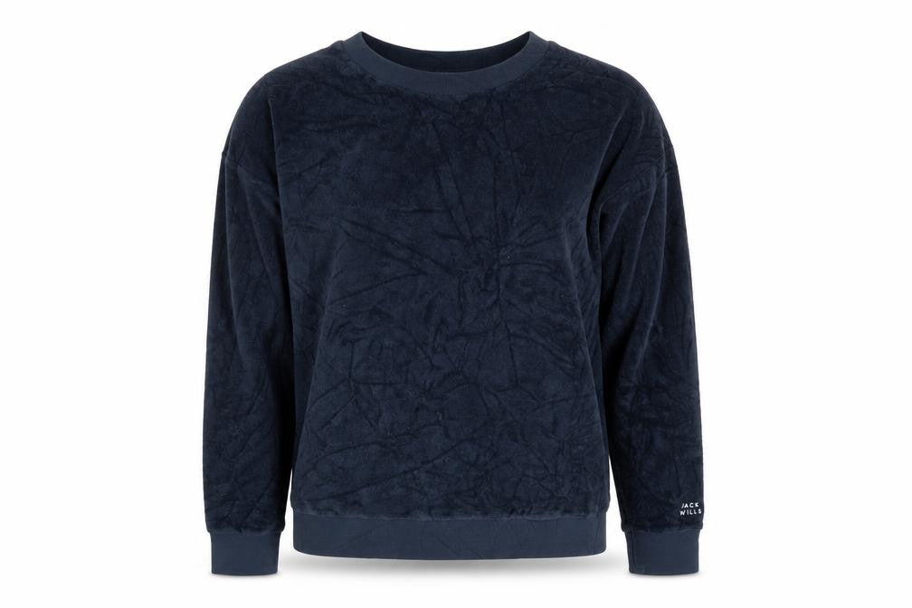 Womens UK Size 8 Jack Wills Blue Pullover Sweatshirt