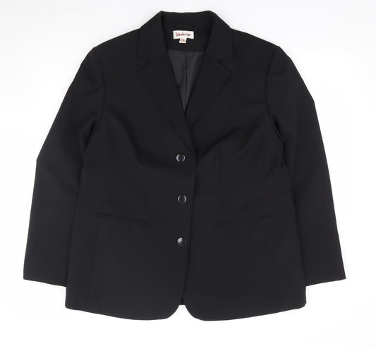 Kaleidoscope Womens Black Polyester Jacket Suit Jacket Size 18