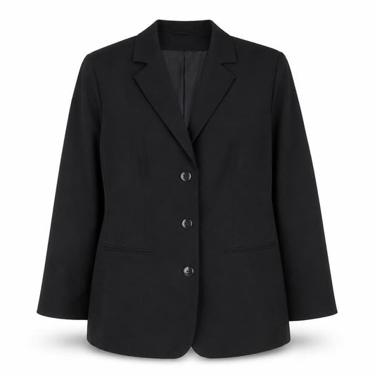 Womens UK Size 18 Kaleidoscope Regular Black Suit Jacket