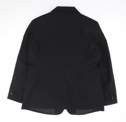 Kaleidoscope Womens Black Polyester Jacket Suit Jacket Size 18