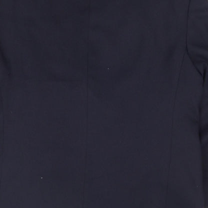 Scott International Mens Blue Polyester Jacket Suit Jacket Size 44