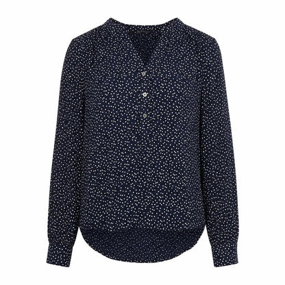 Womens UK Size 10 Marks and Spencer Blue Basic Blouse