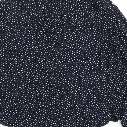 Womens UK Size 10 Marks and Spencer Blue Basic Blouse