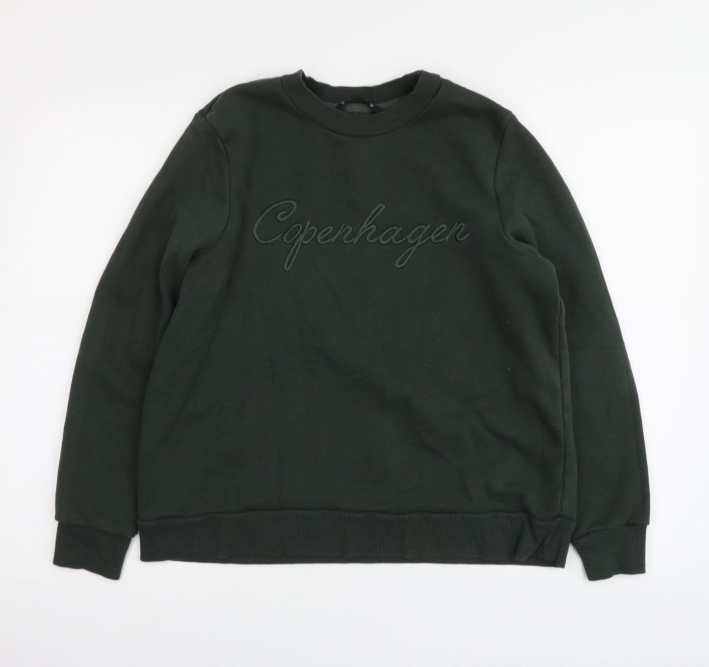 Womens UK Size M Dunnes Stores Green Pullover Hoodie