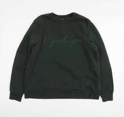 Womens UK Size M Dunnes Stores Green Pullover Hoodie