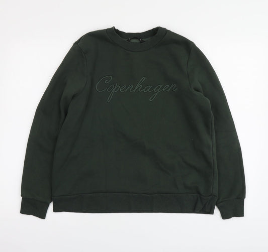 Womens UK Size M Dunnes Stores Green Pullover Hoodie