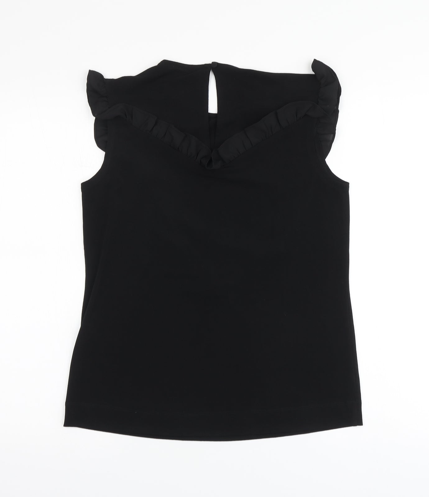 Womens UK Size 8 NEXT Black Basic Blouse