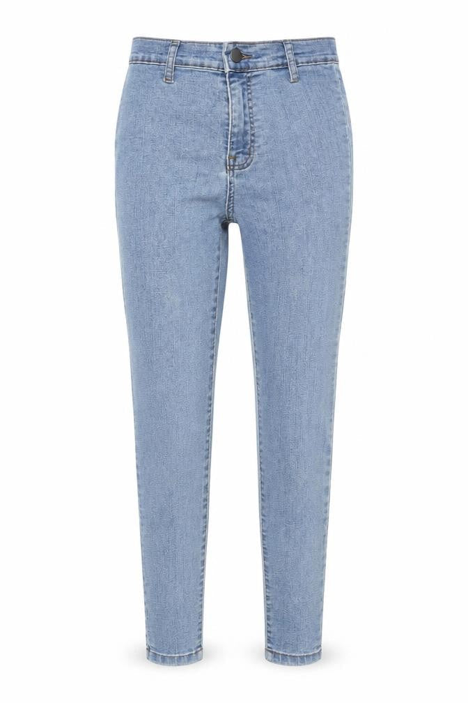Womens UK Size 4 PRETTYLITTLETHING Regular Fit Skinny Blue Jeans